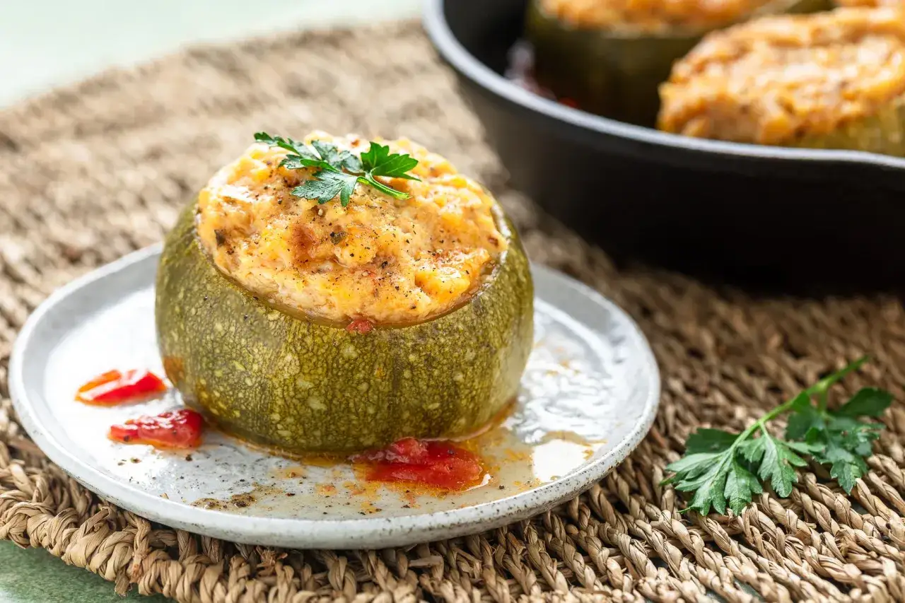 Zucchine ripiene velocissime, un piatto gustoso e facile da preparare. Perfette per un pranzo o una cena veloce e saporita.